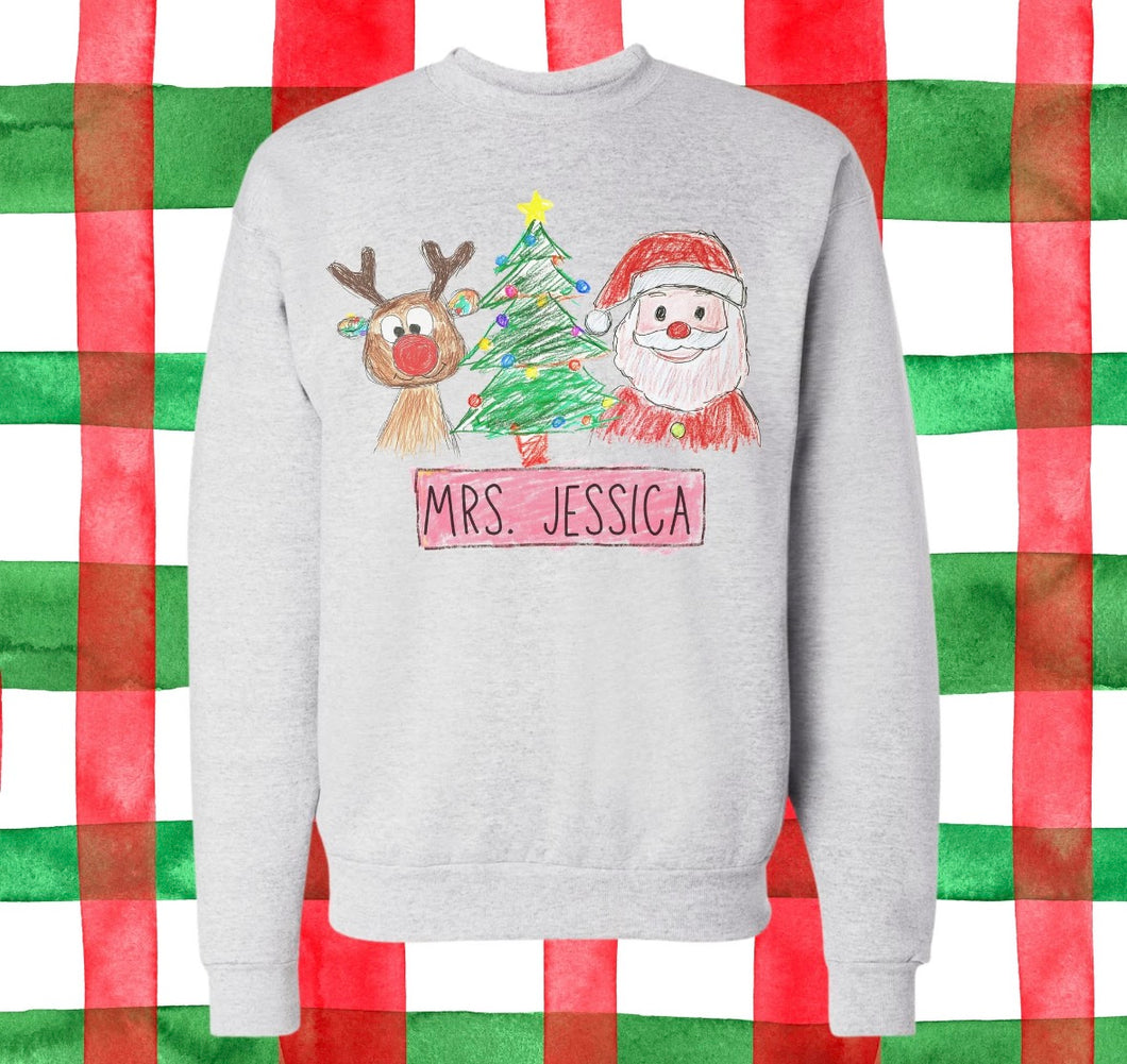 Christmas Sketch Crewneck