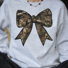 Load image into Gallery viewer, Camo Bow Crewneck

