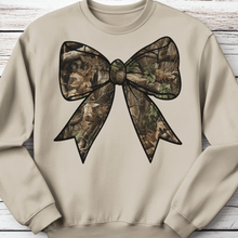 Load image into Gallery viewer, Camo Bow Crewneck
